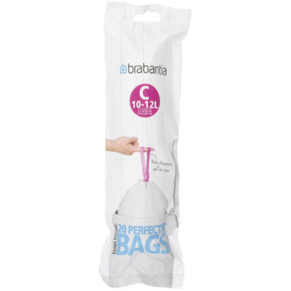 Brabantia Pack of 20 Perfectfit Bin Bags (Various Sizes) - The Crock Ltd