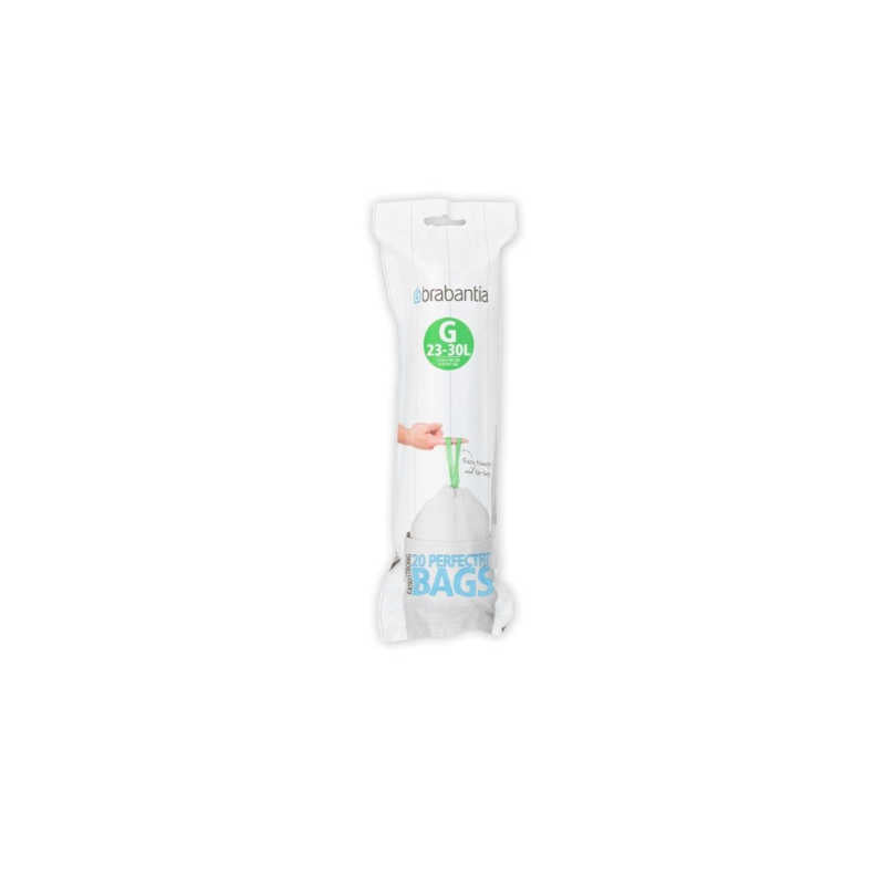 Brabantia Pack of 20 Perfectfit Bin Bags (Various Sizes) - The Crock Ltd