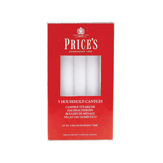 Price's Household Candles (Pack of 5) 