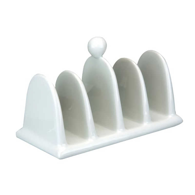 Apollo White Ceramic Toast Rack - The Crock Ltd