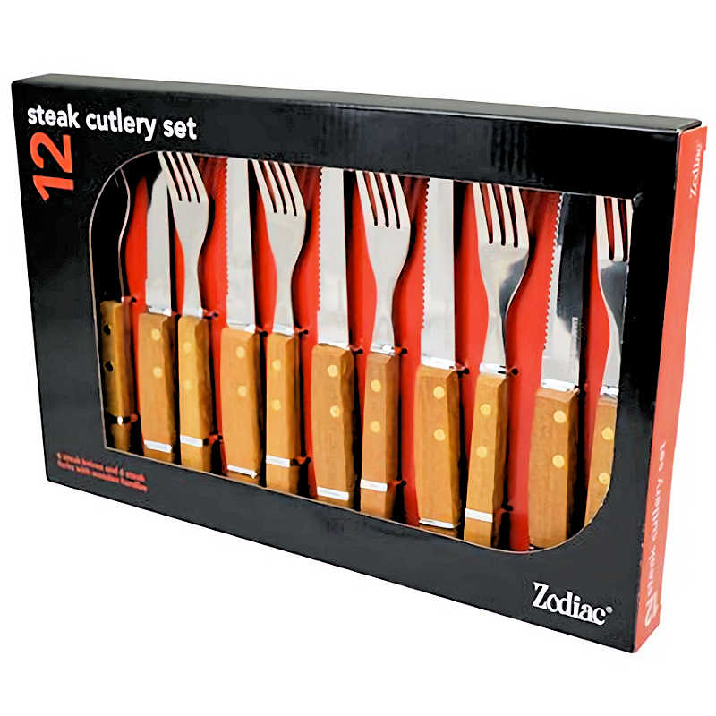 12Pc Steak Cutlery Set