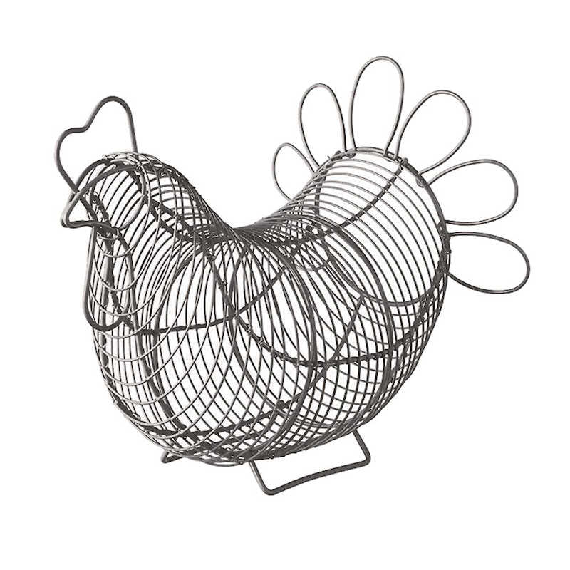 Eddingtons Chicken Egg Basket Grey