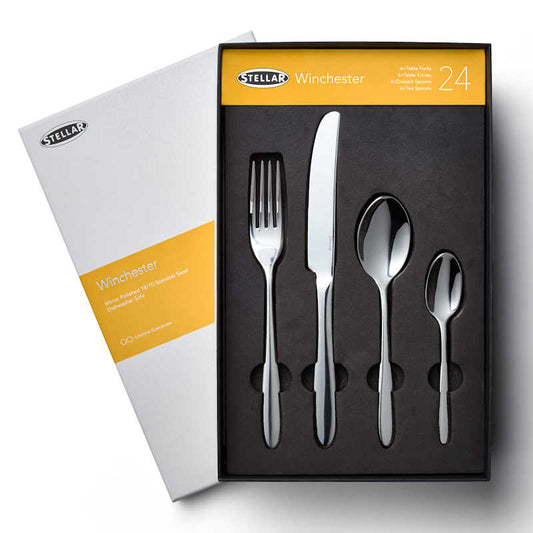 Stellar Winchester 24 Piece Cutlery Set