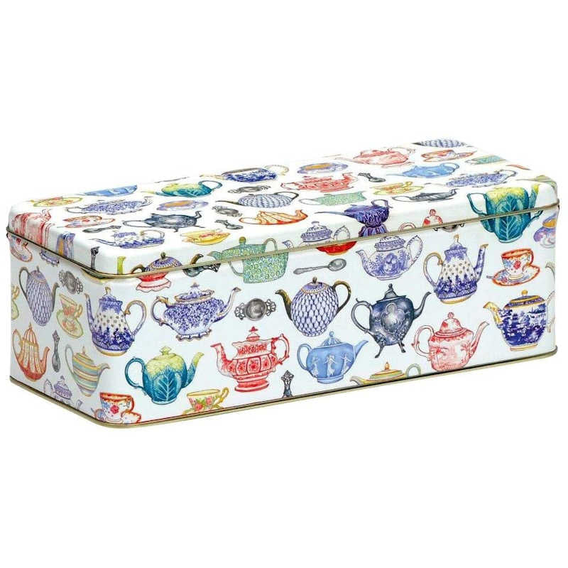 Elite Tins Rectangular Cracker Tin (Assorted Designs) - The Crock Ltd