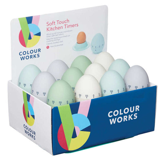 Colourworks egg shaped timer display box