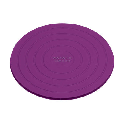 Colourworks Silicone Coaster purple