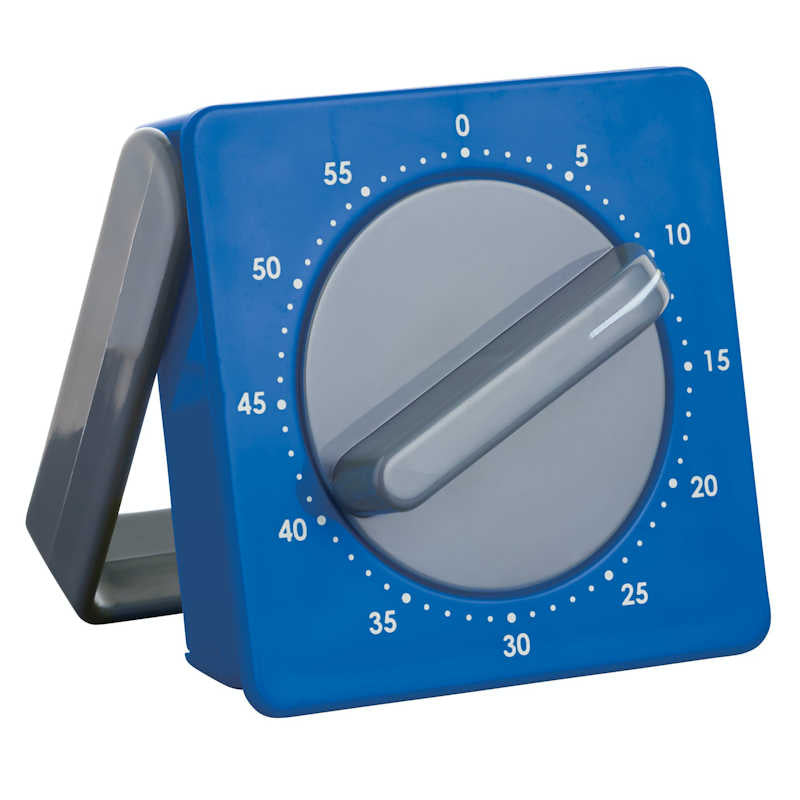 Colourworks 60 minute mechanical timer blue