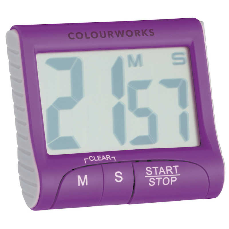 Colourworks Digital Timer Purple