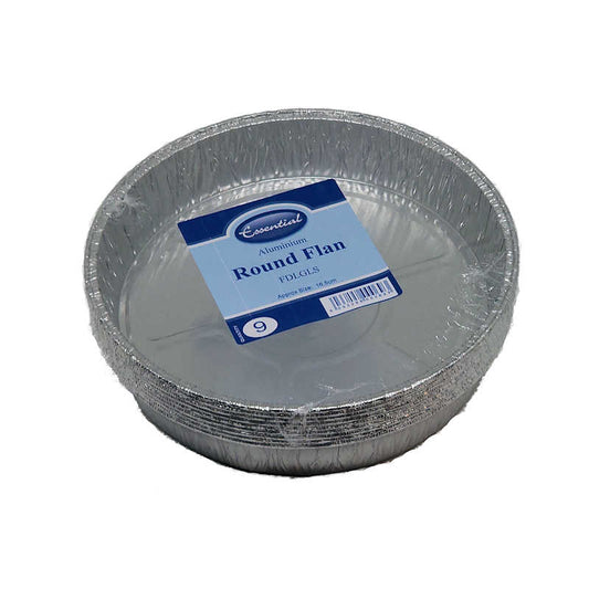 Essential Housewares Aluminium Foil Round Flan Cases (Assorted Sizes)