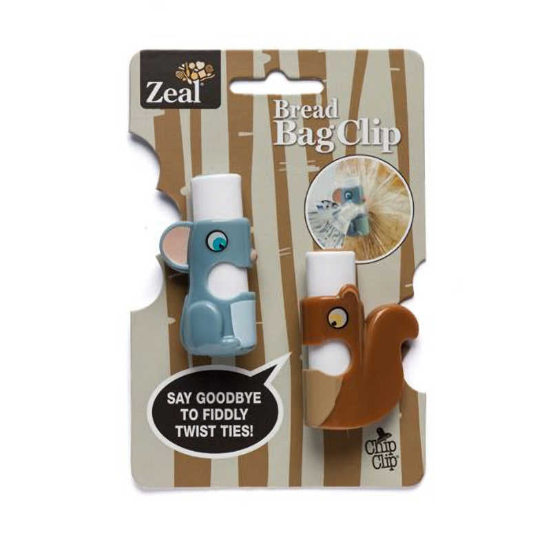 Zeal Set of 2 Novelty Bread Clips - The Crock Ltd