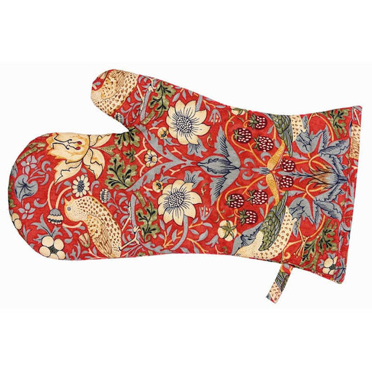 Le Chateau Strawberry Thief Single Oven Mitt (Assorted Colours)