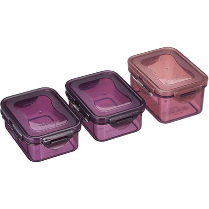 LocknLock Set of 3 Eco Friendly Food Containers