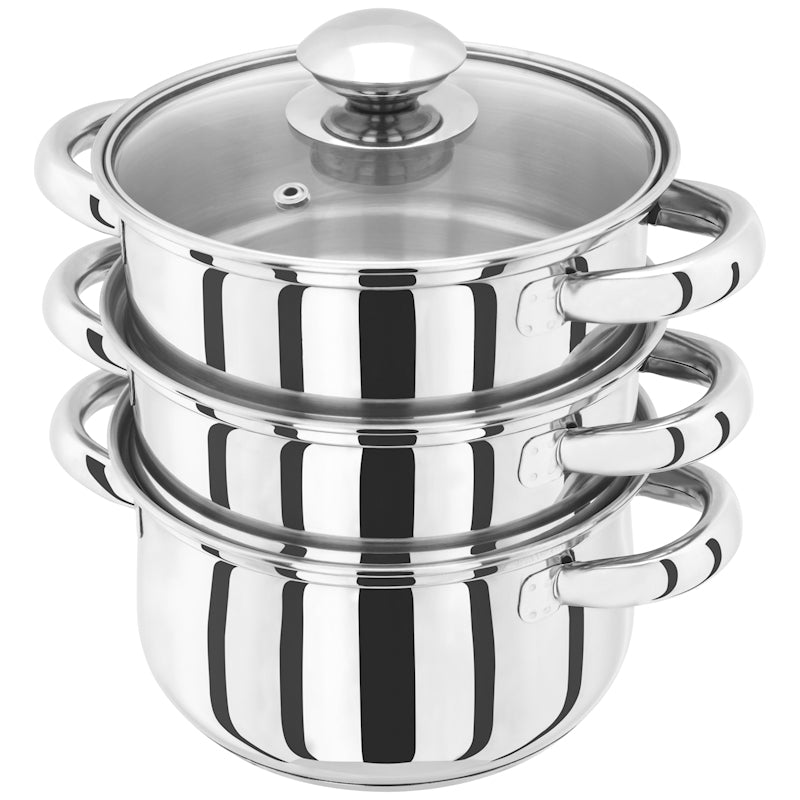 Judge 3 Tier Glass Lid Steamer (16cm)