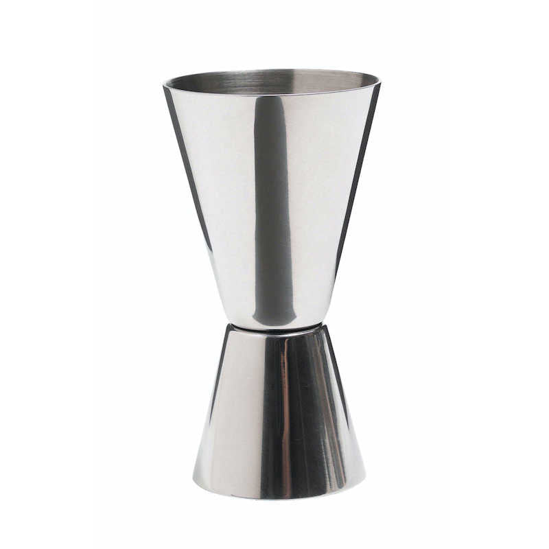 Bar Craft Stainless Steel Dual Spirit Measure Cup