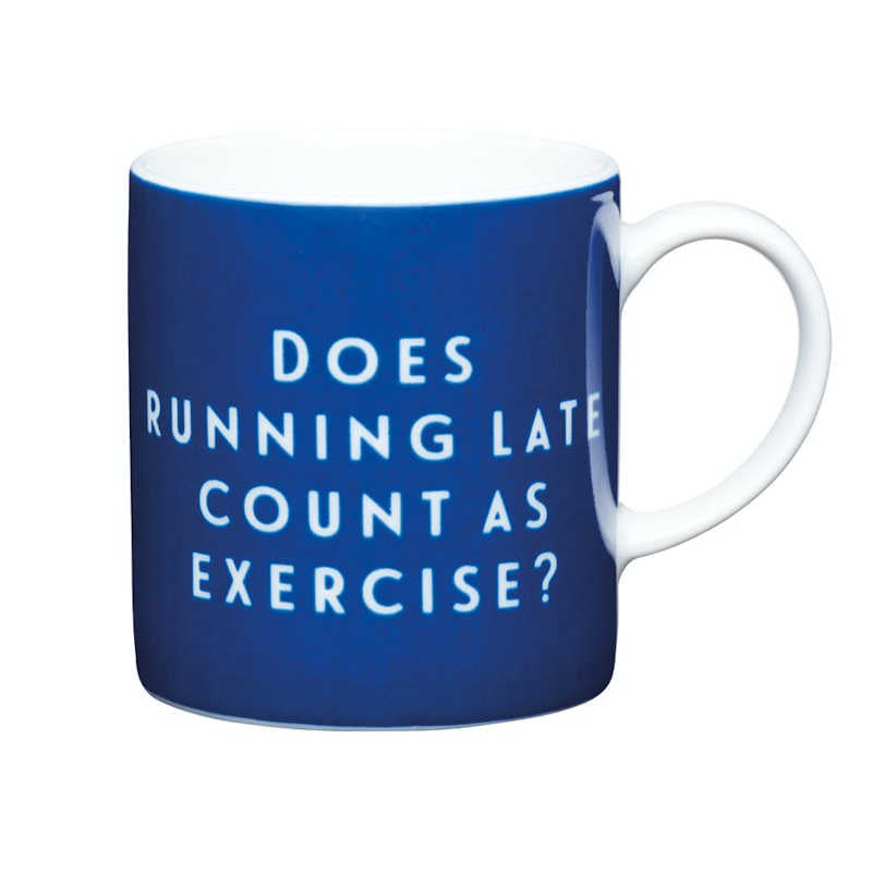 Kitchen Craft 80ml Porcelain Espresso Cup Running Late