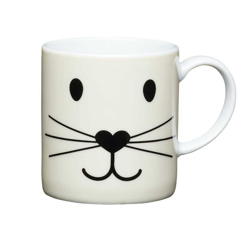 Kitchen Craft 80ml Porcelain Espresso Cup Cat Face