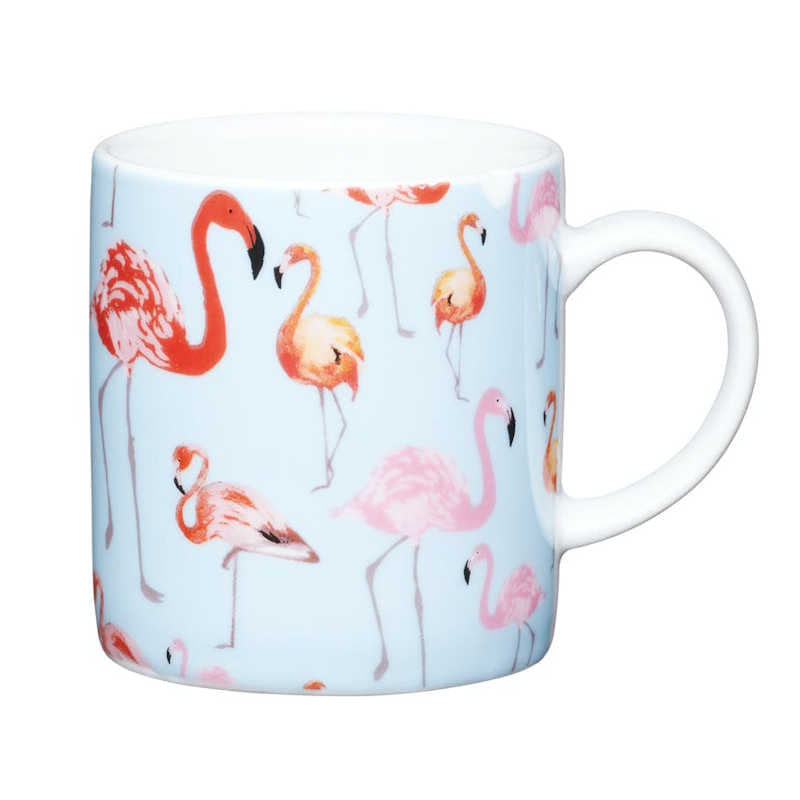 Kitchen Craft 80ml Porcelain Espresso Cup Flamingo