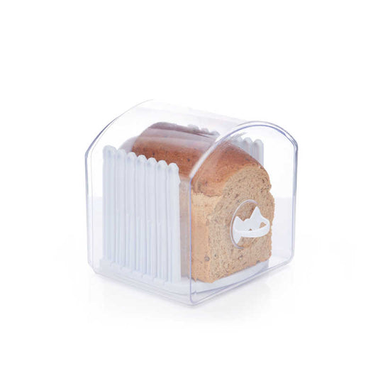KitchenCraft Clear Acrylic Expandable Breadkeeper Compacted