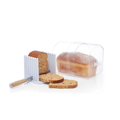KitchenCraft Clear Acrylic Expandable Breadkeeper Expanded