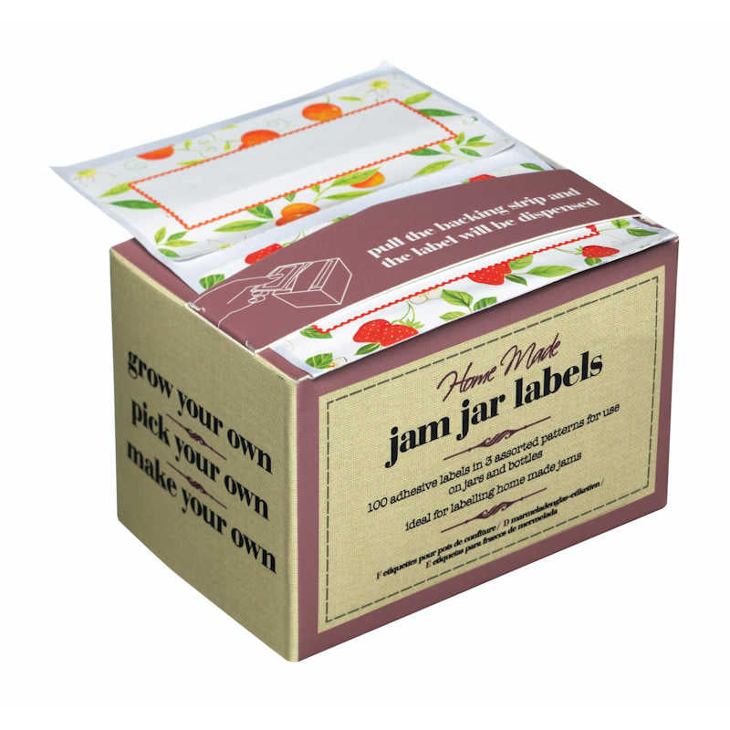 Home Made Pack of 100 Assorted Jam Jar Labels