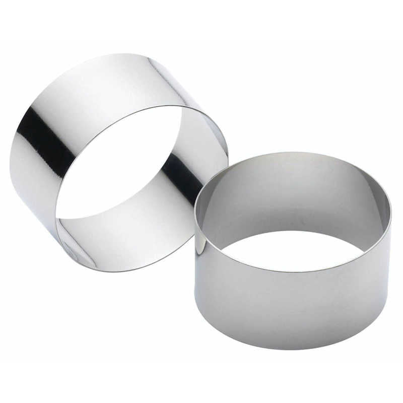 Kitchen Craft Set of 2 Cooking Rings (Assorted Sizes) - The Crock Ltd