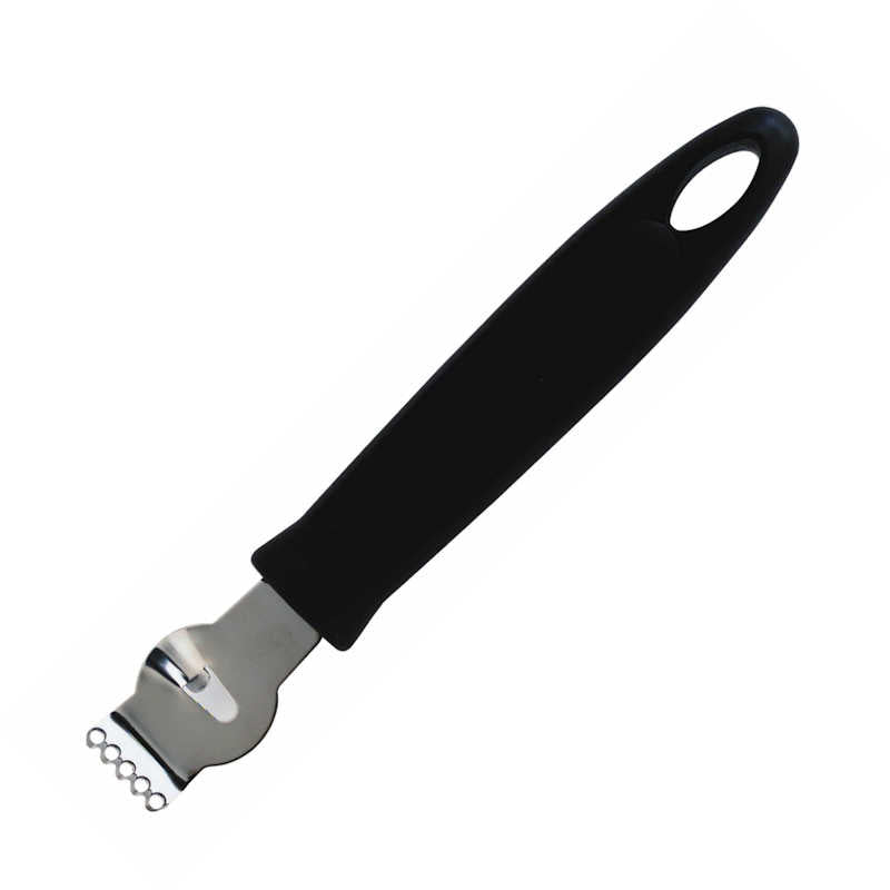 Kitchen Craft Black Handled Stainless Steel Bladed Zester