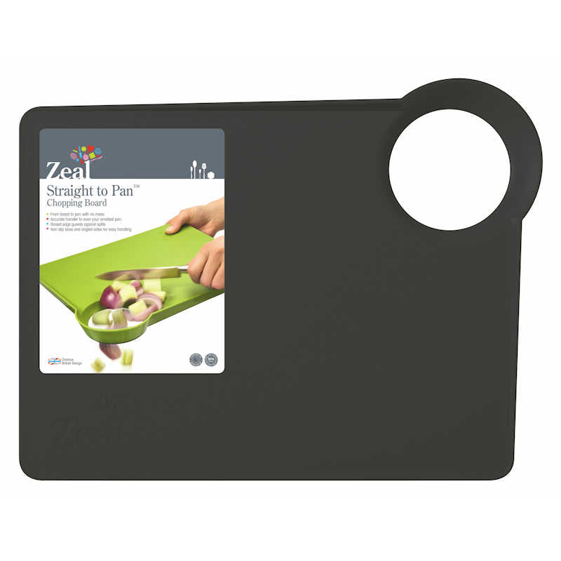 Zeal 'Straight to Pan' Chopping Board with Smal Hole - The Crock Ltd