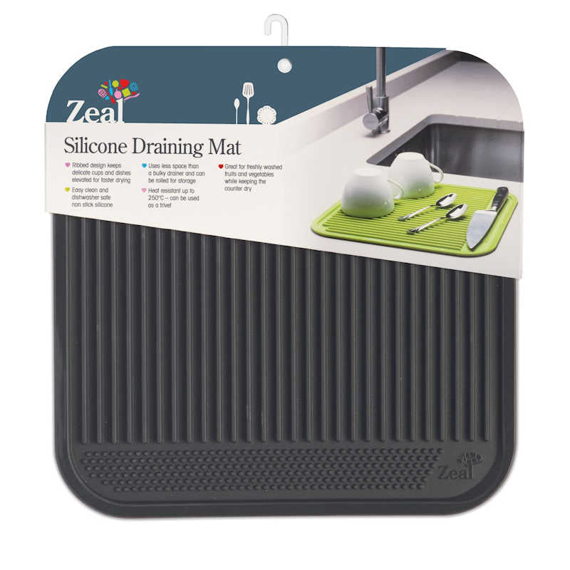 Zeal Draining Mat (Various Colours) - The Crock Ltd
