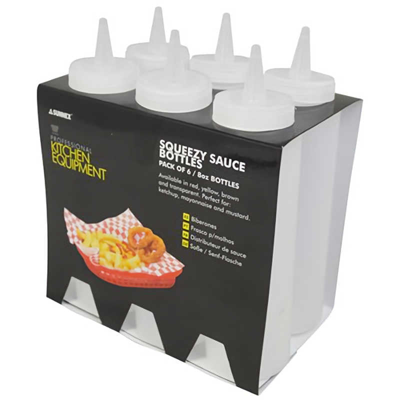 8oz Sauce Bottle Pack Of 6