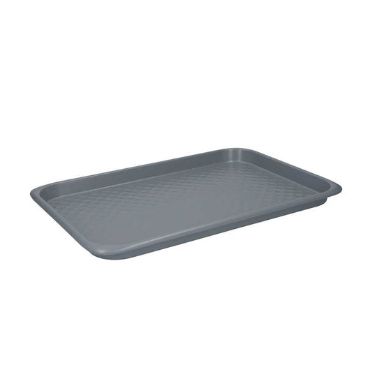 MasterClass Smart Ceramic Baking Tray, Carbon Steel, Grey, 40 x 27cm