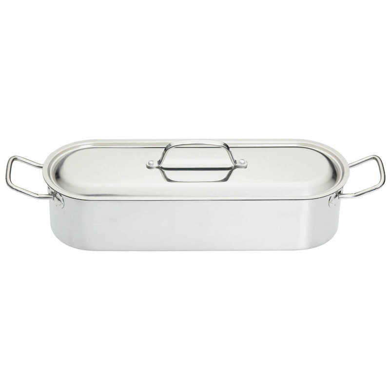 Stainless steel 18" fish poacher