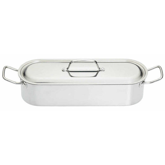 Stainless steel 18" fish poacher