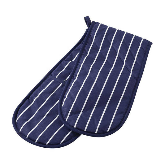 Stow Green Butchers Stripe Double Oven Glove