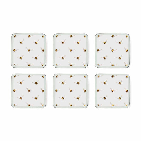 Wrendale Designs The Bee Collection Set of 6 Coasters