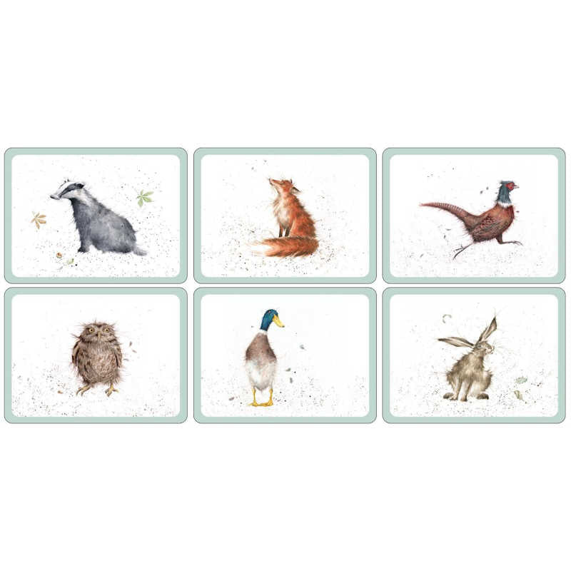 Pimpernel Wrendale Designs Coasters/Placemats (Set of 6)